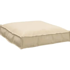 Décorations-vidaXL Coussin 70 x 70 x 12 cm Tissu Oxford Beige