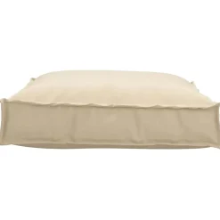 Décorations-vidaXL Coussin 70 x 70 x 12 cm Tissu Oxford Beige