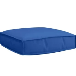 Décorations-vidaXL Coussin 60 x 60 x 12 cm Tissu Oxford Bleu royal