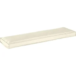 vidaXL Coussin Crème 140 x 40 x 8 cm Tissu Oxford