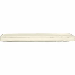vidaXL Coussin Crème 140 x 40 x 8 cm Tissu Oxford