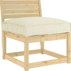 Décorations-vidaXL Coussin Crème 70 x 70 x 12 cm Tissu Oxford Cr&egrave;me