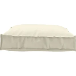 Décorations-vidaXL Coussin Crème 70 x 70 x 12 cm Tissu Oxford Cr&egrave;me