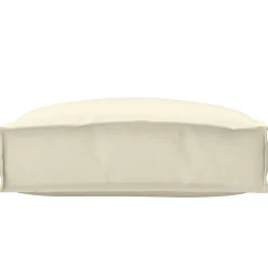 vidaXL Coussin Crème 50 x 50 x 12 cm Tissu Oxford