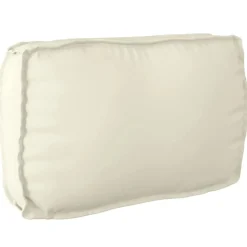 Décorations-vidaXL Coussin Crème 70 x 40 x 12 cm Tissu Oxford Cr&egrave;me