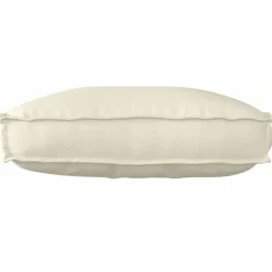 Décorations-vidaXL Coussin Crème 70 x 40 x 12 cm Tissu Oxford Cr&egrave;me