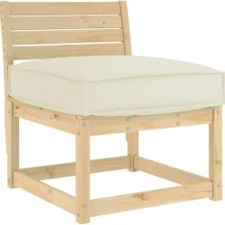 vidaXL Coussin Crème 60 x 60 x 12 cm Tissu Oxford
