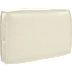 Décorations-vidaXL Coussin Crème 60 x 40 x 12 cm Tissu Oxford Cr&egrave;me
