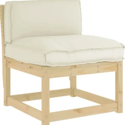 vidaXL Coussin Crème 80 x 40 x 12 cm Tissu Oxford