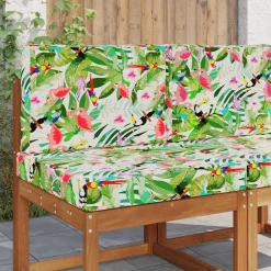 Décorations-vidaXL Coussin de canapé d'extérieur 2 pcs Polyester coloré