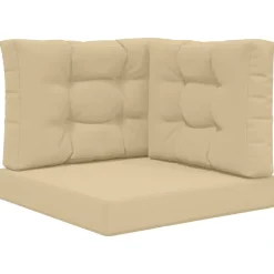 vidaXL Coussin de canapé d'extérieur 3 pcs Polyester