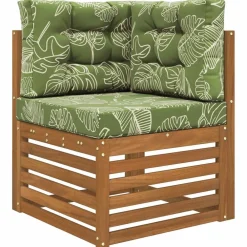Foresterie & Exploitation Des Forêts|Décorations-vidaXL Coussin de canapé d'extérieur 3 pcs Modèle feuille Polyester Mod&egrave;le feuille