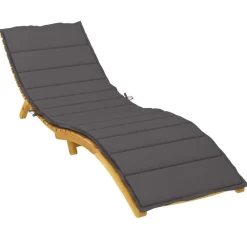 vidaXL Coussin de chaise longue 200x50x3cm tissu oxford