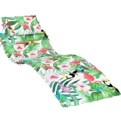 Décorations-vidaXL Coussin de chaise longue tissu oxford Multicolore