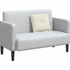 Décorations-vidaXL Coussin de Dos Crème 50 x 45 cm Tissu en velours côtelé Cr&egrave;me