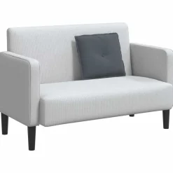 Décorations-vidaXL Coussin de Dos 50 x 45 cm Tissu en velours côtelé Gris foncé