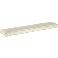 Décorations-vidaXL Coussin de palette Crème 180 x 40 x 8 cm Tissu Oxford Cr&egrave;me