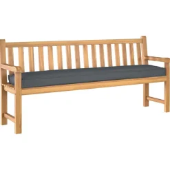 Décorations-vidaXL Coussin de palette 180 x 40 x 8 cm Tissu Oxford Anthracite