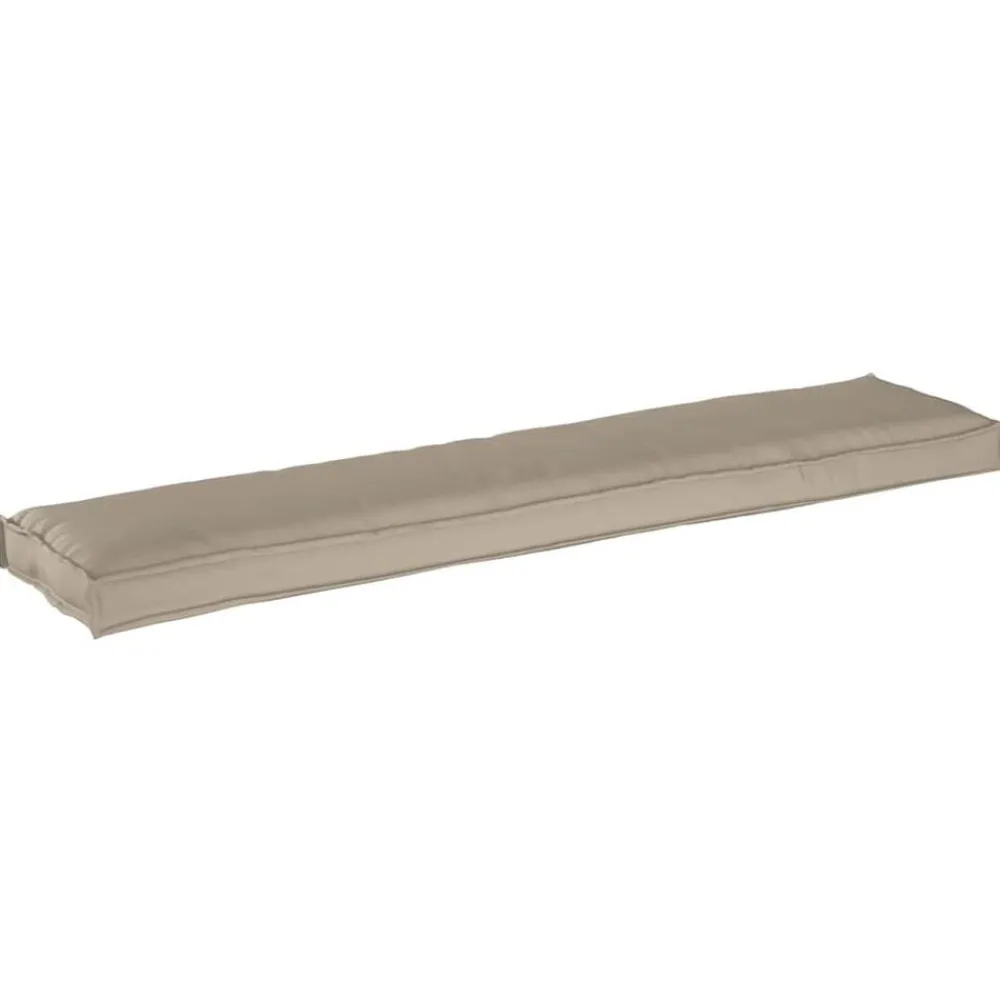 Décorations-vidaXL Coussin de palette 180 x 40 x 8 cm Tissu Oxford Taupe