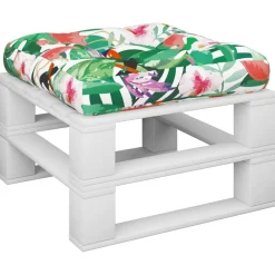 vidaXL Coussin de palette 50x50x12 cm tissu
