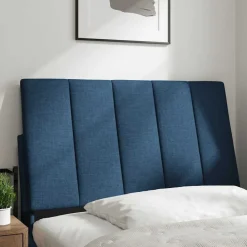 Lits & Accessoires-vidaXL Coussin de tête de lit Hanko 80 cm tissu Bleu