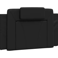 Lits & Accessoires-vidaXL Coussin de tête de lit Viana 80 cm similicuir Noir