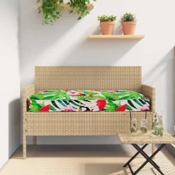 Décorations-vidaXL Coussin Floral Multicolore 120 x 60 x 12 cm Tissu Oxford Jungle tropicale