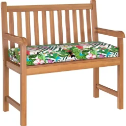 Décorations-vidaXL Coussin Floral Multicolore 100 x 40 x 8 cm Tissu Oxford Jungle tropicale