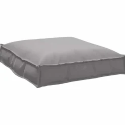 Décorations-vidaXL Coussin 70 x 70 x 12 cm Tissu Oxford Gris