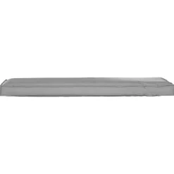 Décorations-vidaXL Coussin 140 x 40 x 8 cm Tissu Oxford Gris