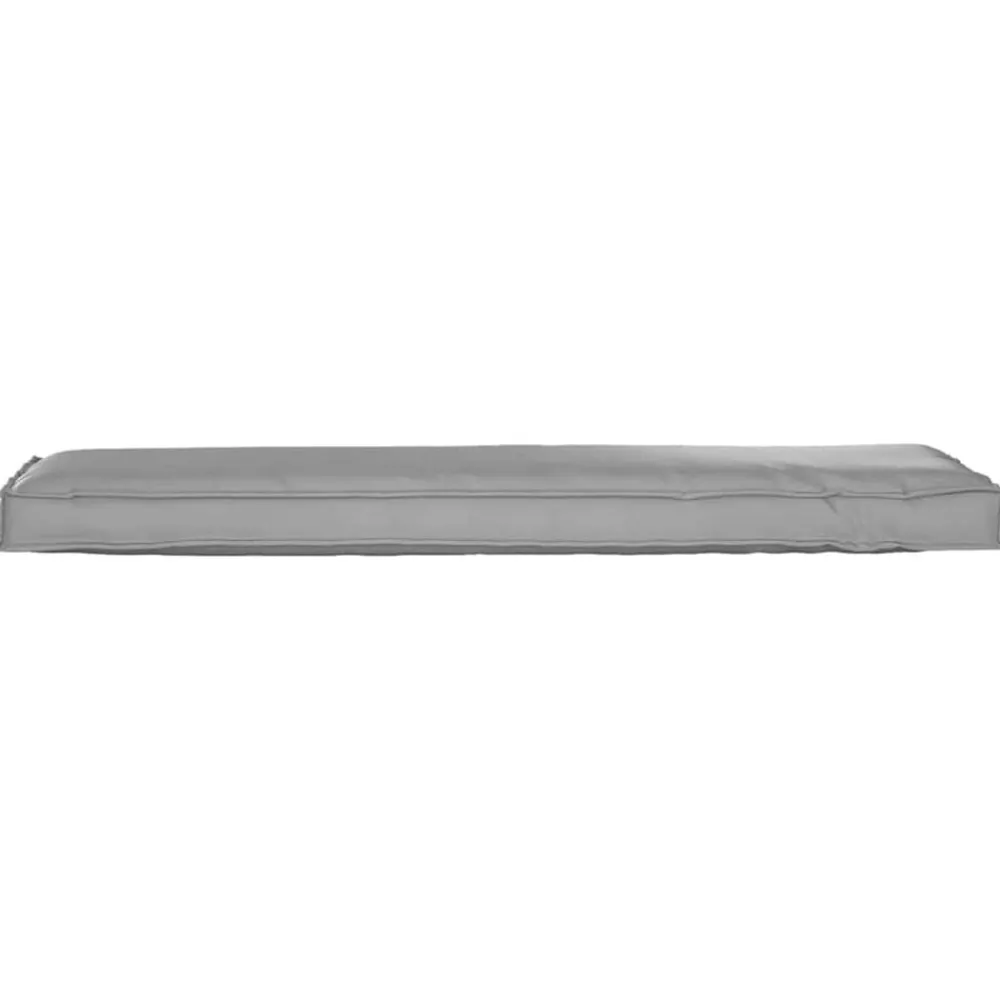 Décorations-vidaXL Coussin 140 x 40 x 8 cm Tissu Oxford Gris
