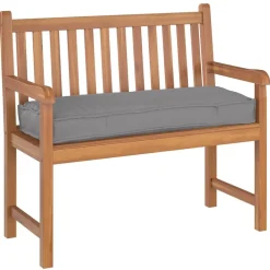 Décorations-vidaXL Coussin 110 x 40 x 8 cm Tissu Oxford Gris
