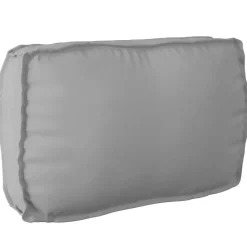 Décorations-vidaXL Coussin 70 x 40 x 12 cm Tissu Oxford Gris
