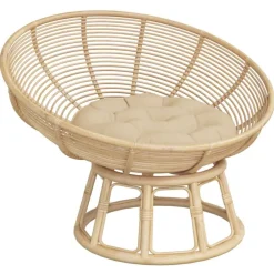 vidaXL Coussin rond Ø 60 x11 cm tissu oxford