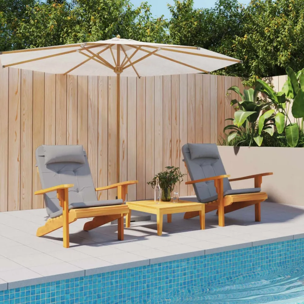 vidaXL Coussins de chaise adirondack lot de 2 tissu oxford