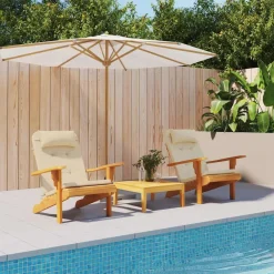 vidaXL Coussins de chaise adirondack lot de 2 tissu oxford