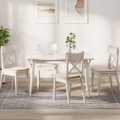 Décorations-vidaXL Coussins de siège 4 pcs 40 x 40 x 3 cm Beige