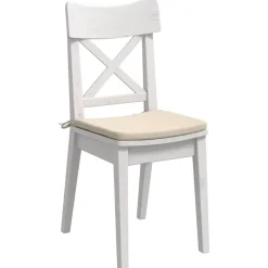 Décorations-vidaXL Coussins de siège 4 pcs 40 x 40 x 3 cm Beige