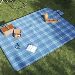 vidaXL Couverture de pique-nique pliable carreaux 200x150 cm