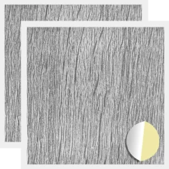 vidaXL Couverture de vis auto-adhésive 2 pcs Gris Sonoma Ø 20 x 0,5 mm