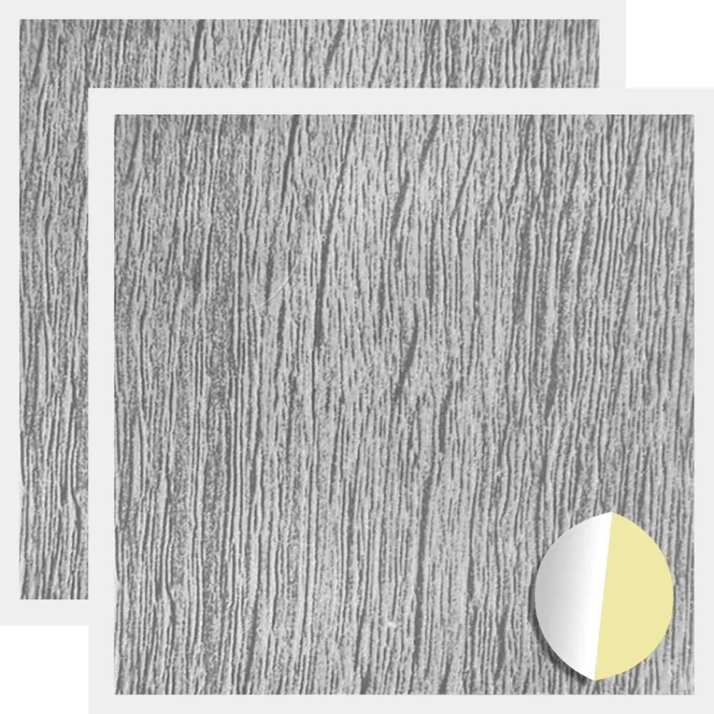 vidaXL Couverture de vis auto-adhésive 2 pcs Gris Sonoma Ø 20 x 0,5 mm