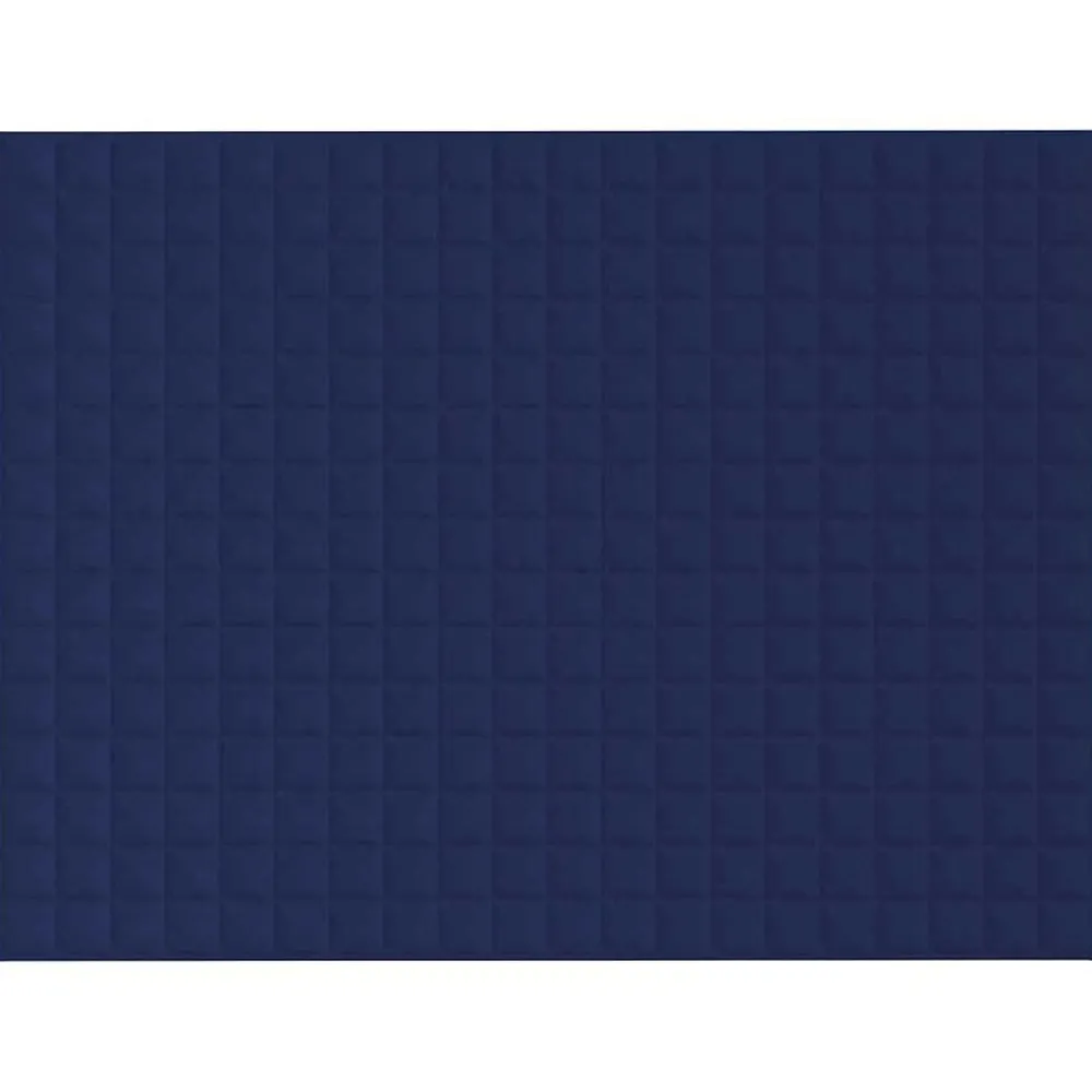 Linge-vidaXL Couverture lestée 150x200 cm 7 kg Tissu Bleu