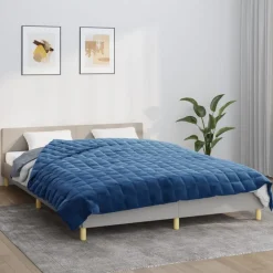 vidaXL Couverture lestée 220x235 cm 15 kg Tissu
