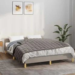 vidaXL Couverture lestée 150x200 cm 7 kg Tissu