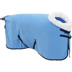 vidaXL Couverture Équine Aqua Complet 75 cm Fleece polaire
