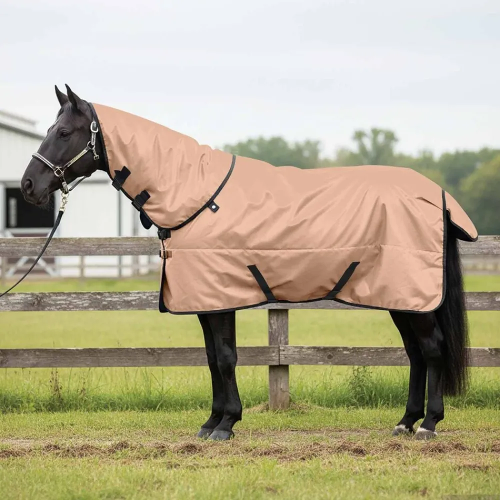 Loisirs De Plein Air-vidaXL Couverture Équine 75 cm Polyester Cappuccino