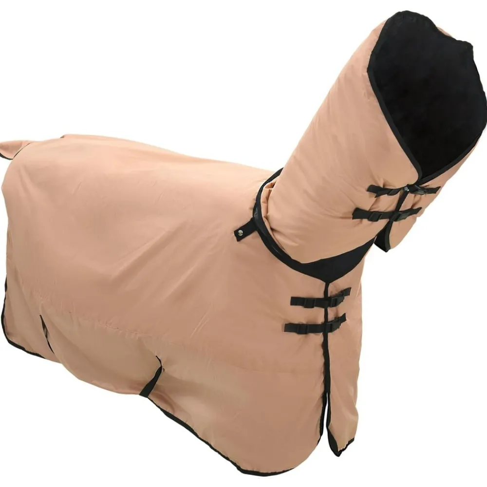 Loisirs De Plein Air-vidaXL Couverture Équine 75 cm Polyester Cappuccino