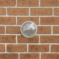 Appareils Électroménagers-vidaXL Couvre-vent Air 2 pcs Argent 80 mm Acier inoxydable