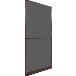 vidaXL Écran anti-insectes à charnière et Noir 100 x 215 cm