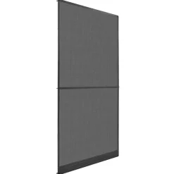 vidaXL Écran anti-insectes à charnière et noir 100 x 215 cm